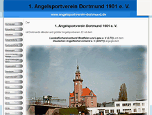 Tablet Screenshot of angelsportverein-dortmund.de